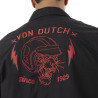 Chemise homme manches longues en popeline patchs et logo dos Pick Chemise homme manches longues en popeline patchs et logo dos Pick