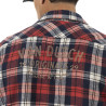 Chemise homme manches longues en flanelle à carreaux logo dos Tyler Chemise homme manches longues en flanelle à carreaux logo dos Tyler