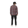 Chemise homme manches longues en flanelle à carreaux logo dos Tyler Chemise homme manches longues en flanelle à carreaux logo dos Tyler