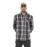 Chemise homme manches longues en flanelle à carreaux logo dos Tyler Chemise homme manches longues en flanelle à carreaux logo dos Tyler