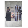 Chemise homme manches longues en flanelle à carreaux logo dos Tyler Chemise homme manches longues en flanelle à carreaux logo dos Tyler