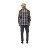 Chemise homme manches longues en flanelle à carreaux logo dos Tyler Chemise homme manches longues en flanelle à carreaux logo dos Tyler