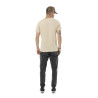 T-shirt homme col rond regular en coton print devant Brave