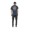 T-shirt homme col V en coton print devant et dos Wings