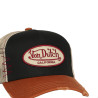 Casquette trucker avec filet adulte effet usé et patch brodé Used