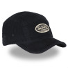 Casquette 5 panneaux  adulte en velours cotelé avec patch Velvet