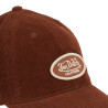 Casquette dad cap adulte en velours avec patch Log