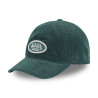Casquette dad cap adulte en velours avec patch Log