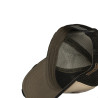 Casquette trucker avec filet souple effet bamboo avec print Crew