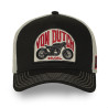 Casquette trucker avec filet adulte et patch Semi-Curved