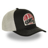 Casquette trucker avec filet adulte et patch Semi-Curved