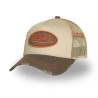 Casquette trucker avec filet adulte effet usé et patch brodé Used