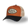 Casquette trucker avec filet adulte effet usé et patch brodé Used