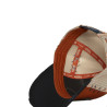 Casquette trucker avec filet adulte effet usé et patch brodé Used