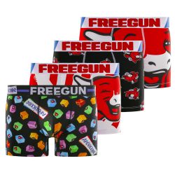 Lot de 4 boxers homme en coton la Vache qui Rit