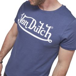 T-shirt Col rond homme First Bleu