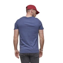 T-shirt Col rond homme First Bleu