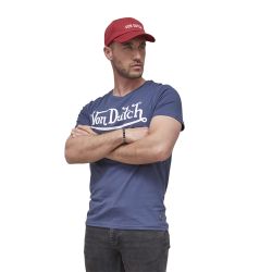 T-shirt Col rond homme First Bleu