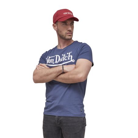 T-shirt Col rond homme First Bleu