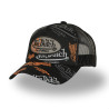 Casquette trucker  avec print all over et badge brodé