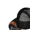 Casquette trucker  avec print all over et badge brodé