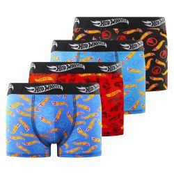 Lot de 4 boxers enfant Hot Wheels