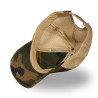 Casquette baseball avec filet souple adulte et patchs Mac Camo