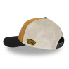 Casquette trucker avec filet adulte et patch Semi-Curved