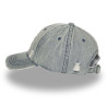 Casquette baseball adulte en jean avec effet destroy Jean