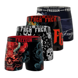 Lot de 4 boxers homme Garantie 2 ans Heavy Rock