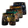 Lot de 4 boxers enfant Garantie 2 ans Wild Animals