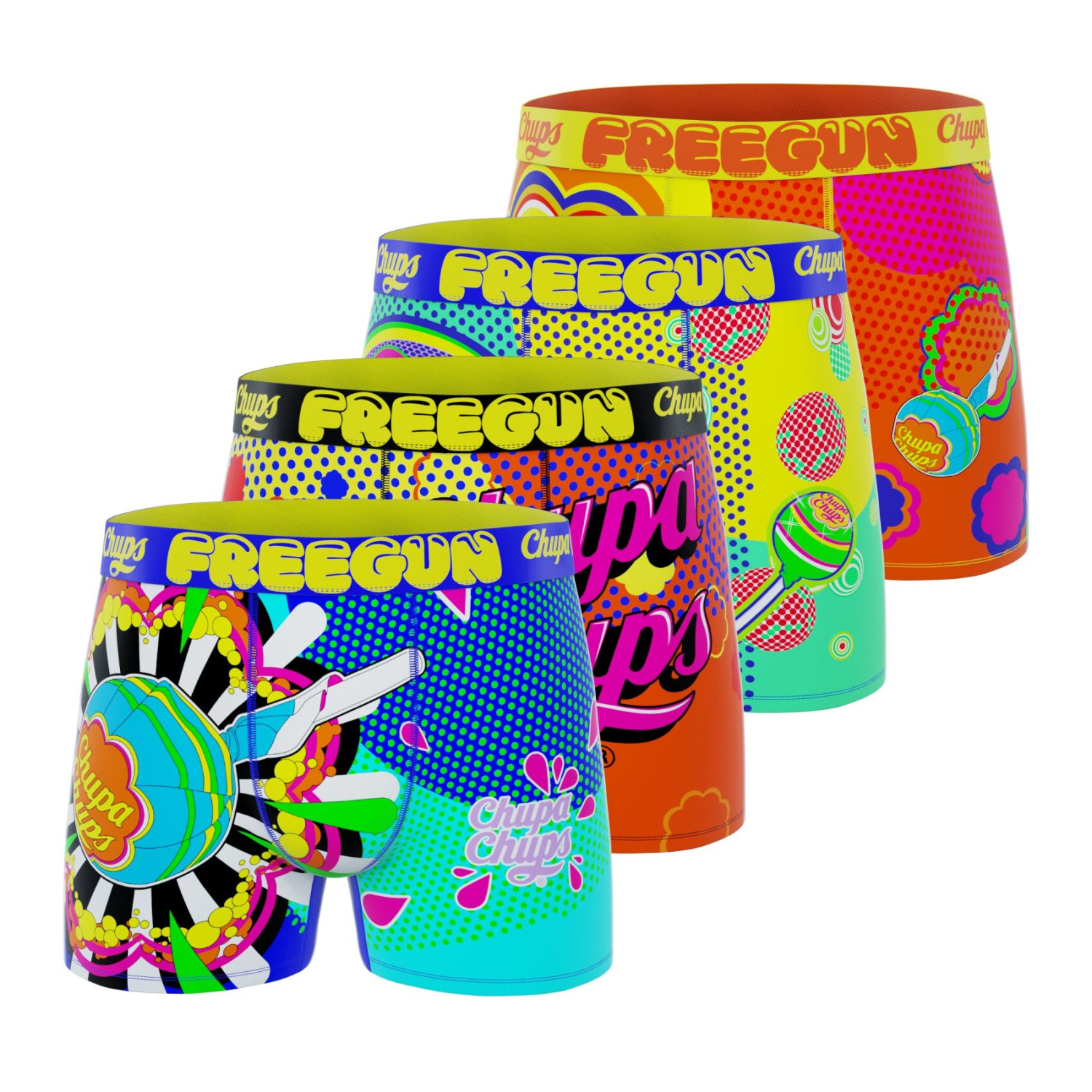 Lot de 4 boxers homme Chupa Chups
