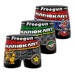 Lot de 3 boxers homme Super Mario Kart