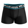 AIRNESS Lot de 5 boxers homme en coton ceintures colorées Starter