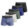 AIRNESS Lot de 5 boxers homme en coton colorés Starter