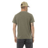 T-shirt homme col rond en jersey chiné regular print devant Up