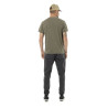 T-shirt homme col rond en jersey chiné regular print devant Up