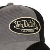 Casquette trucker avec filet adulte en velours côtelé et patch Cut