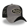 Casquette trucker avec filet adulte en velours côtelé et patch Cut