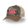 Casquette trucker avec filet adulte print devant Patches