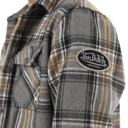 Surchemise homme en flanelle à carreaux Pepper