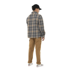 Surchemise homme en flanelle à carreaux Pepper