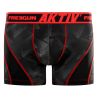 Lot de 4 Boxers homme Aktiv Sport surpiqûres colorées