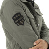 Veste militaire homme en coton avec surpiqûres et patchs Harper