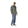 Veste militaire homme en coton avec surpiqûres et patchs Harper