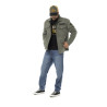 Veste militaire homme en coton avec surpiqûres et patchs Harper