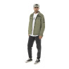 Sur Chemise homme en sergé de coton avec Patchs Cain