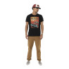 T-shirt homme regular en coton 170gr print devant Flame T-shirt homme regular en coton 170gr print devant Flame