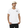 T-shirt homme col V en jersey 180gr print devant&dos Café T-shirt homme col V en jersey 180gr print devant&dos Café