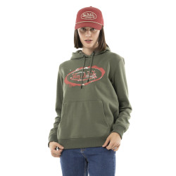 Sweat femme uni à capuche...